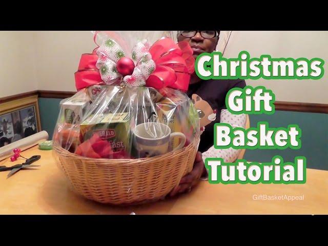 DIY Gift Basket Tutorial - Christmas Gift Basket - GiftBasketAppeal