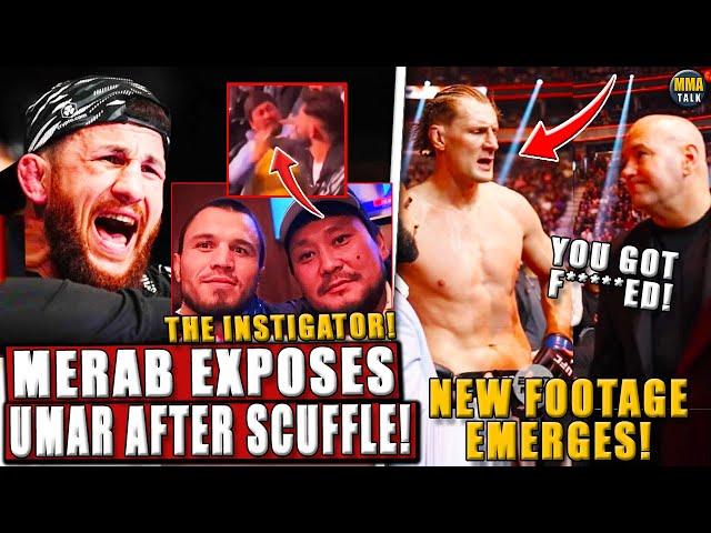 Merab EXPOSES Umar's Team after UFC 310 Altercation! NEW FOOTAGE of Dana APOLOGIZING to Volkov!