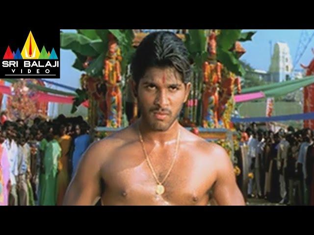 Allu Arjun Action Scenes | Bunny Movie Action Scenes | Sri Balaji Video