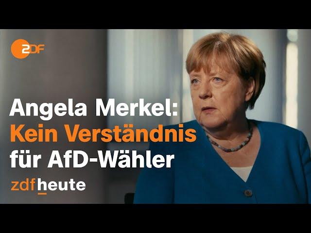 Ex-Kanzlerin Merkel im ZDF-Interview über den Osten, Erdogan und die AfD