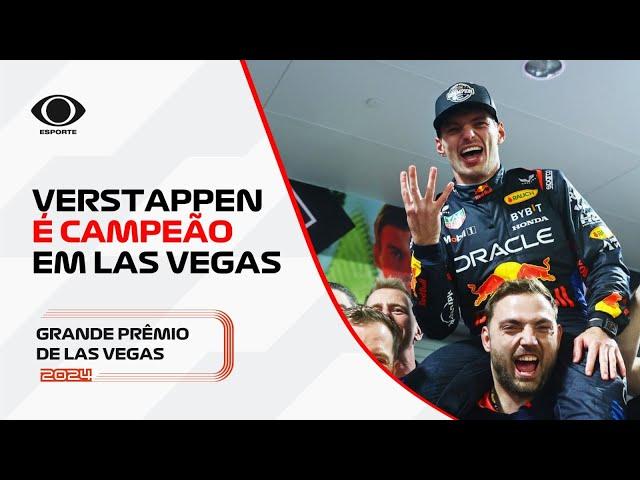 Max Verstappen é campeão da temporada 2024 da F1 em Las Vegas; veja os melhores momentos