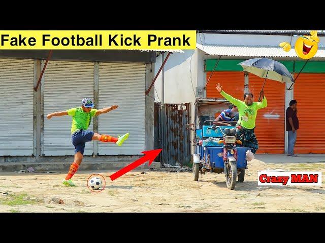 Viral Fake Football Kick PRANK | Awesome Reaction | Try to not Lough | ComicaL TV