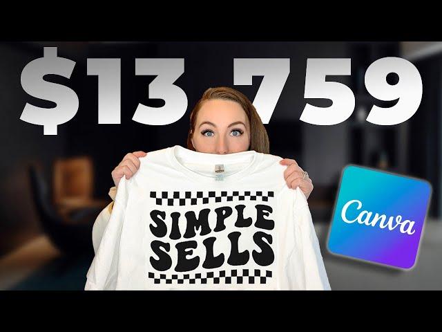 How To Make SIMPLE Bestselling T-Shirt Designs 2024 (No Skill)