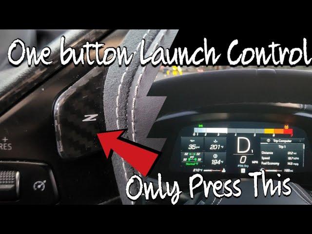 Simple Launch Control using one button for Corvette C8