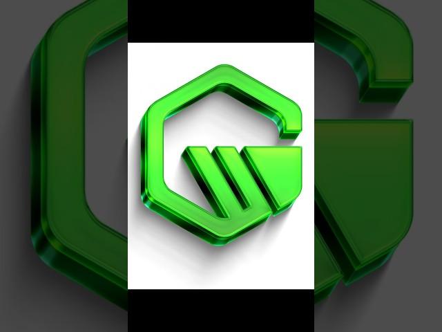 Adobe illustrator & Photoshop 3d metallic Logo Design Tutorial by #vcesoftware