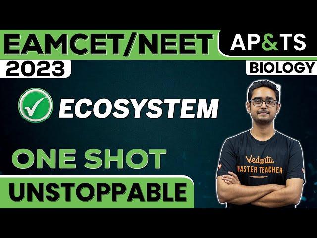 Ecosystem in One Shot | Ecology | Class 12th NEET | EAMCET Biology | Ajay Sir | Vedantu Telugu