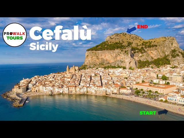 Cefalù, Sicily Walking Tour  - 4K with Captions - Prowalk Tours