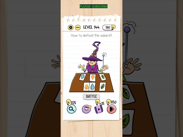 BRAIN TEST LEVEL 144 WALKTHROUGH WITH COMMENTARY