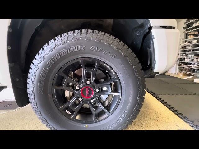 Yokohama Geolandar AT4 G018, 2019 Tundra TRD Pro, JBA UACs, Coachbuilder 1” shim, 295 70 18