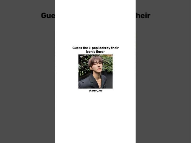 Guess the k-pop idols by their iconic lines pt.1 | #kpop#shorts#kpopgames#recommended#trending#viral