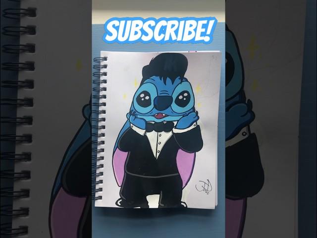 Is My Stitch Drawing Ruined? #posca #art #shorts #viral