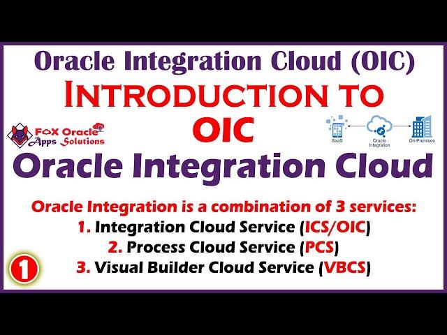 1. Introduction to OIC (Oracle Integration Cloud) | What is OIC ? | Oracle integration cloud