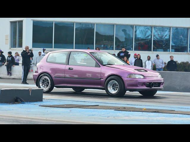 La Vampy goes 11s with a bone stock allmotor k24 on pump gas!!