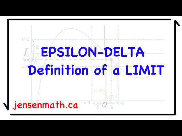 Epsilon-Delta Definition of a LIMIT