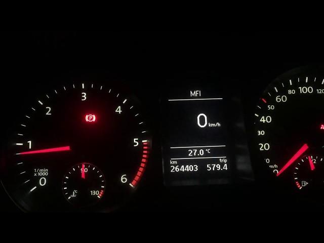 VW Passat B7 Digital speedometer mph to km/h easy change