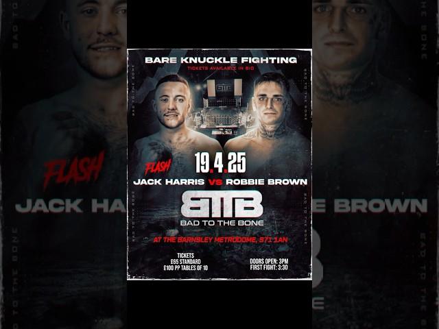 FLASH VS ROBBIE BROWN - #BADTOTHEBONE APRIL 19th BARNSLEY METRODOME 