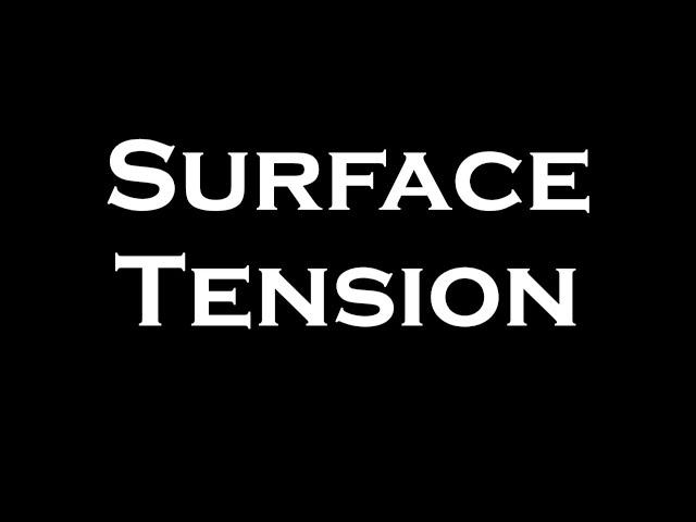 Surface Tension: STEM education projects for kids / pupils / adults / teachers