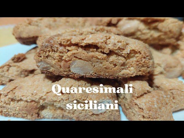 Quaresimali/biscotti ANTICHI siciliani/ biscotti croccanti /ricetta FACILE