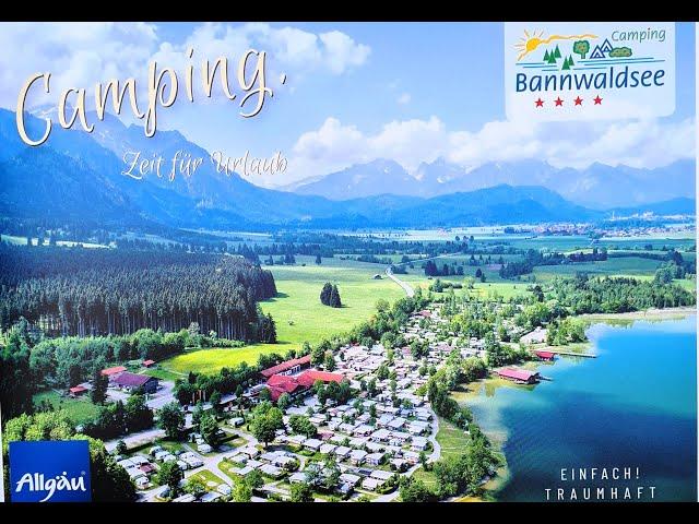 Stellplatz und 4* Campingplatz Bannwaldsee nahe der Königsschlösser Neuschwanstein Schwangau Camping