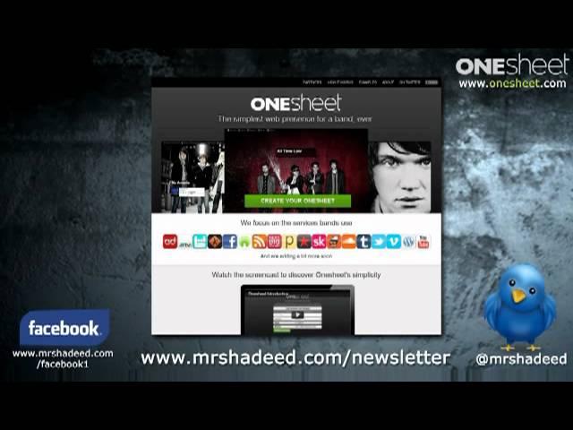 What is Onesheet.com?