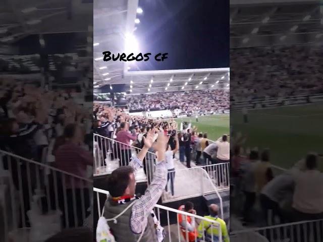 Burgos CF party after 2-1 derby victory vs CD Mirandés 16.10.2022