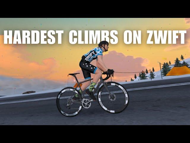 Top 5 HARDEST Climbs on Zwift