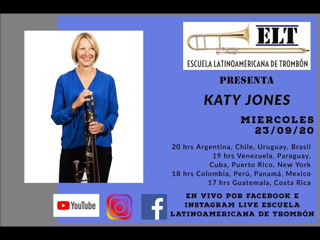 KATY JONES en la Escuela Latinoamericana de Trombón