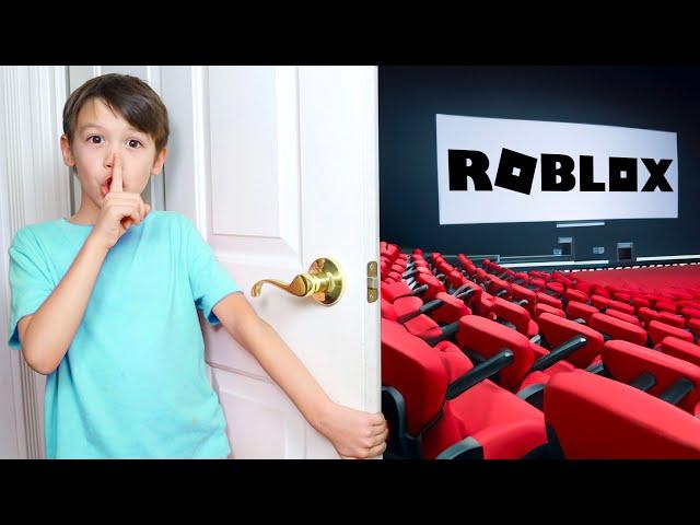 We Built a SECRET Movie Theater in our House!