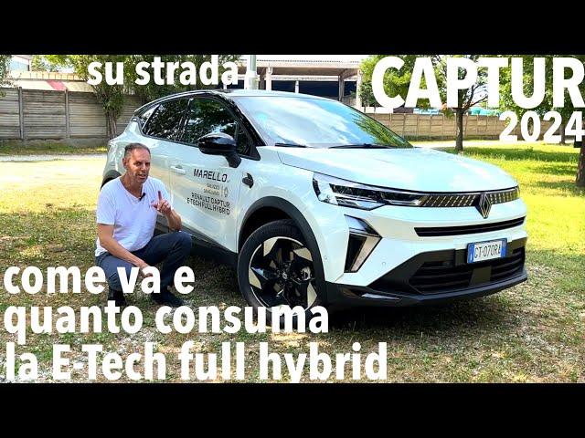 RENAULT CAPTUR 2024 full hybrid: come va su strada e quanto consuma. Motori e prezzi