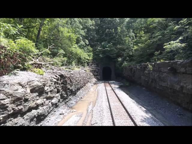 CSX (Old L&N) Train Tunnels at South Tunnel, Tennessee.