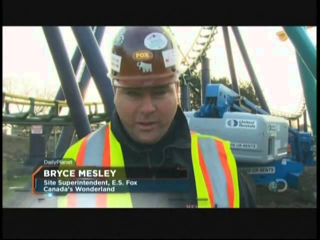ES Fox Leviathan Coaster Erection at Canada's Wonderland