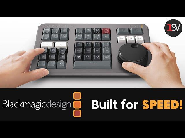 Cut Your Editing Time In Half with Blackmagic Design's DaVinci Resolve Speed Editor!