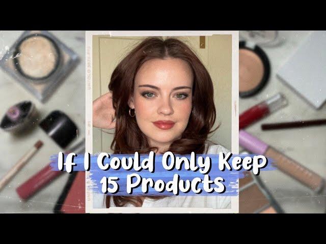 If I Could ONLY KEEP 15 Products! My core holy grail makeup products. | Julia Adams