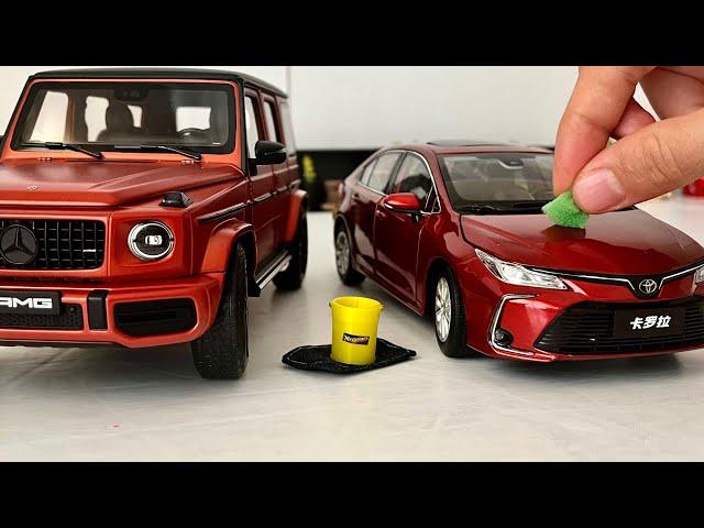 An Expensive SUV Car vs. an Affordable Car | Toyota And Mercedes-Benz Miniature Diecast Model Cars