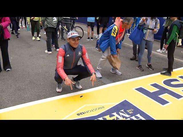 Marathon participants soak up Boston experience before big race