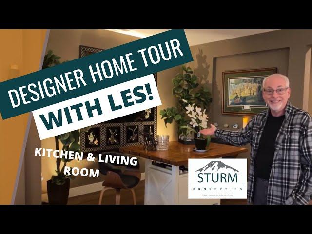 Tehaleh Designer Home Tour - Kitchen & Living Room