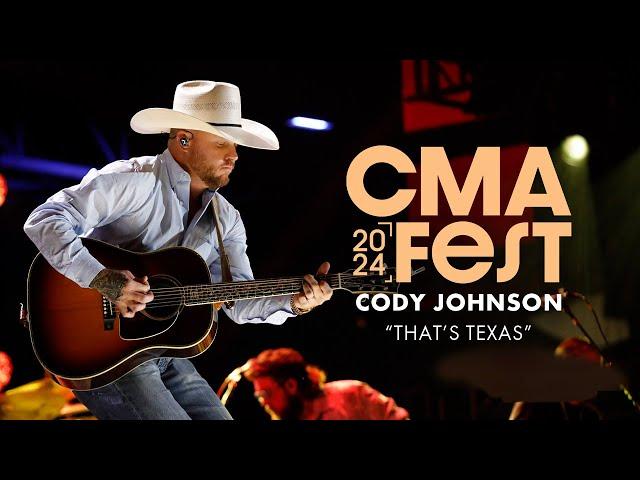 Cody Johnson – “That’s Texas” | CMA Fest 2024