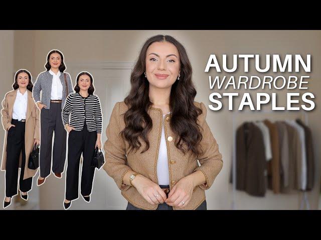 TIMELESS WARDROBE STAPLES FOR AUTUMN & BEYOND