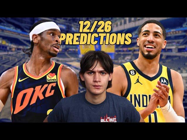 NBA PREDICTIONS & BEST BETS 12/26!