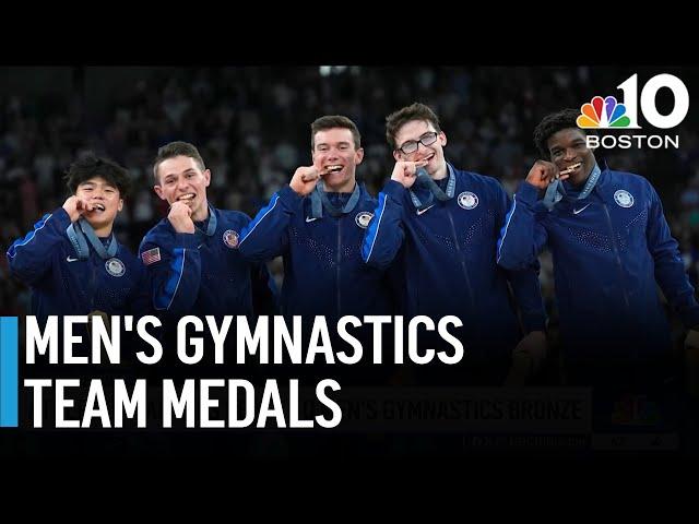 Athletes' families thrilled with U.S. men's gymnastics team winning bronze