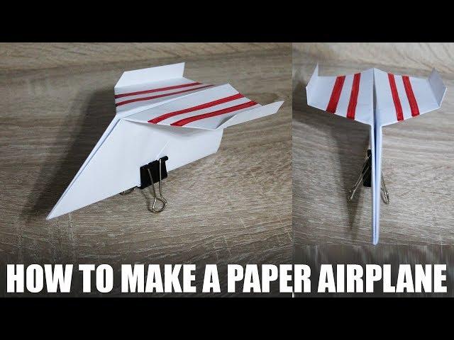 How to make a paper airplane easy - Origami Paper Plane