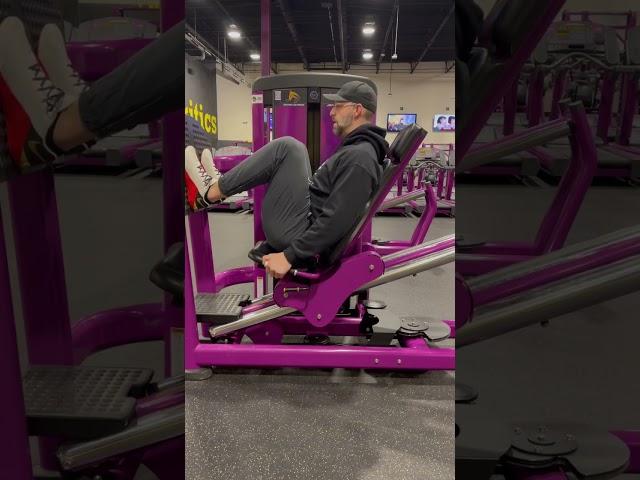 Planet Fitness Machine Leg press w/voiceover