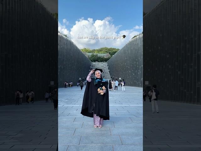 Andai wisuda semudah lempar toga  #wisuda #transisiwisuda #studyinKorea