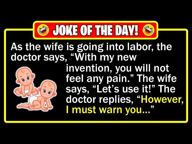  BEST JOKE OF THE DAY! - A couple rush into the hospital because the wife... | Funny Dad Jokes