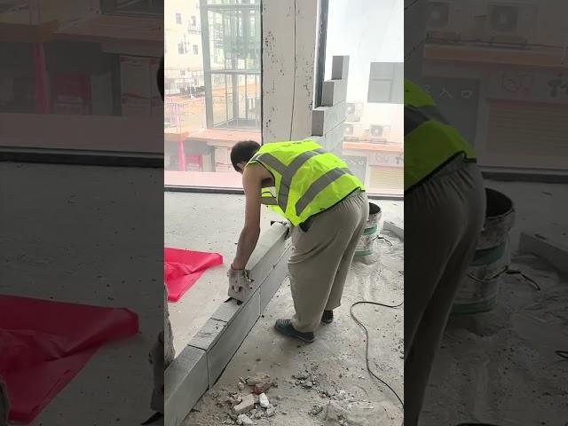 Construction of the masonry wall for the Foshan Physical Form Museum#Build a wall#Renovati