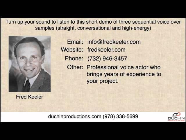 Fred Keeler VO for Duchin Productions