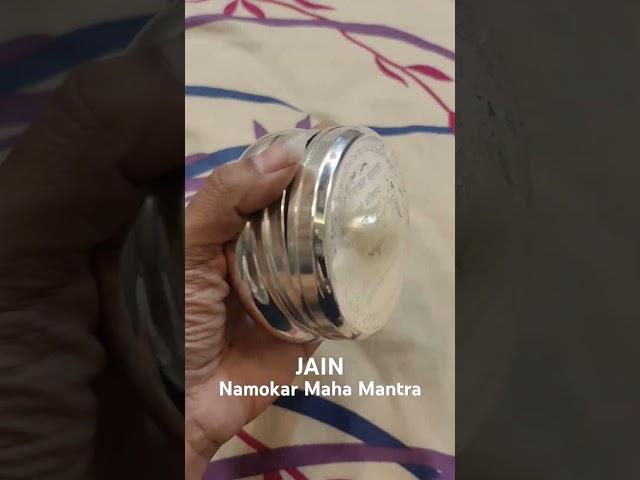 Silver Jain Namokar Maha Mantra #jainism #diy #utensil #gift