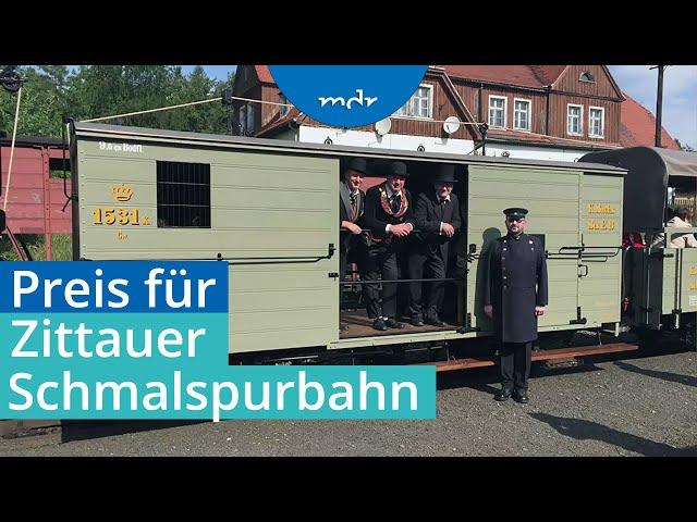 Waggons eines historischen Güterzugs der Zittauer Schmalspurbahn ausgezeichnet | MDR um 4 | MDR