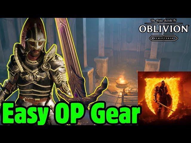 How to Get BEST EARLY-GAME ARMOR & WEAPON in Oblivion Remastered