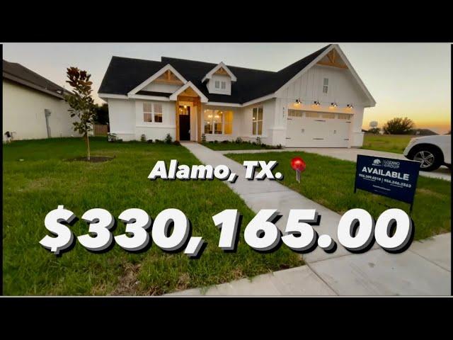 FARMHOUSE | NEW CONSTRUCTION | $330,165.00 | ALAMO, TX. | 2,001 LIV . SQ FT | 4 BEDS | 3 BATHS |